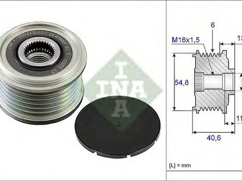 Fulie alternator NISSAN MICRA III K12 INA 535010210