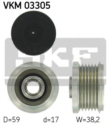 Fulie alternator # Peugeot 1007 2005 2006 2007 2008 2009 2010 2011 2012 2013 2014 2015 2016 2017 2018 2019 2020 2021 2022 2023 2024 2025 # VKM 03305 # SKF