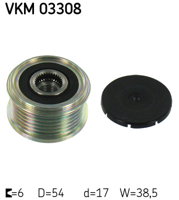 Fulie alternator # Peugeot 607 2000 2001 2002 2003 2004 2005 2006 # VKM 03308 # SKF