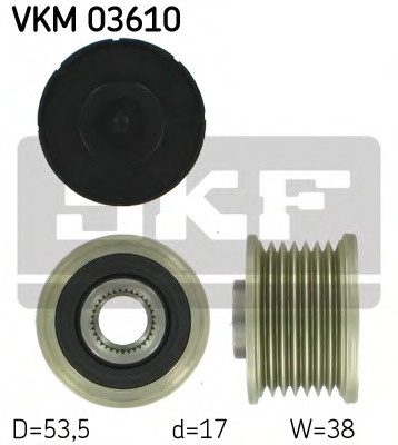 Fulie alternator # Renault Megane 2010 2011 2012 2013 2014 2015 2016 2017 2018 2019 2020 2021 2022 2023 2024 2025 # VKM 03610 # SKF
