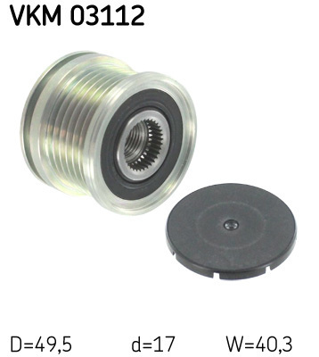 Fulie alternator # Vw Fox 2005 2006 2007 2008 2009 2010 2011 2012 2013 2014 2015 2016 2017 2018 2019 2020 2021 2022 2023 2024 2025 # VKM 03112 # SKF