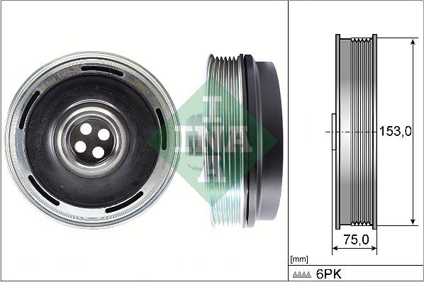 Fulie arbore cotit BMW X1 - II (F48), Turism, 11.2014 - INA 544 0169 10