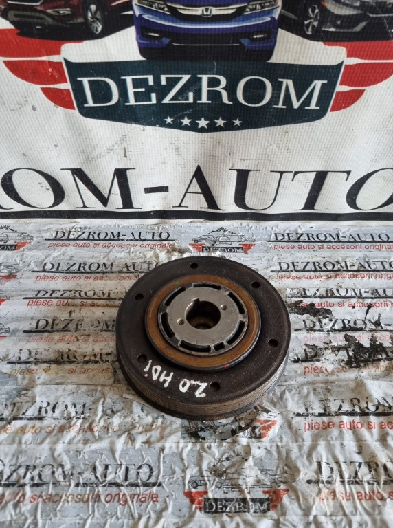 Fulie cu inel ghidare vibrochen Peugeot 307 CC 2.0 HDi 136cp cod piesa : 9644347680