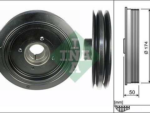 Fulie curea arbore cotit 544 0107 10 INA pentru Mitsubishi Challenger Mitsubishi G-wagon Mitsubishi Montero Mitsubishi Pajero Toyota Corolla