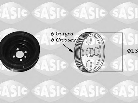 Fulie curea, arbore cotit AUDI A4 (8K2, B8) (2007 - 2015) SASIC 2156018 piesa NOUA