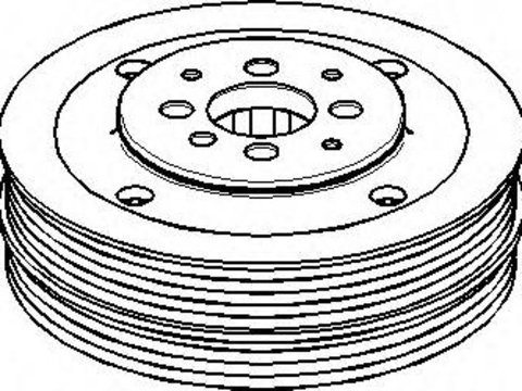 Fulie curea, arbore cotit AUDI A4 limuzina (8D2, B5), VW PASSAT limuzina (3B2), AUDI A6 limuzina (4B2, C5) - TOPRAN 110 720