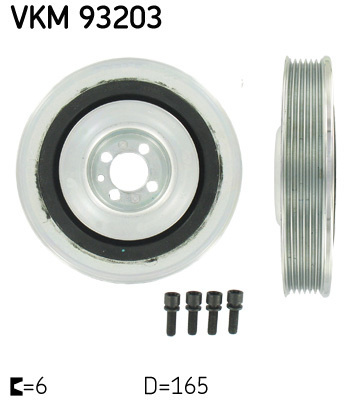 Fulie curea arbore cotit # Fiat Bravo 1.9 ii [198] d multijet motorina 116cp/85kw 192 A1.000; 192 B4.000 2006 2007 2008 2009 2010 2011 2012 2013 2014 2015 2016 2017 2018 2019 2020 2021 2022 2023 2024 2025 # VKM 93203 # SKF