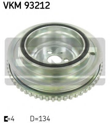 Fulie curea arbore cotit # Fiat Idea 1.4 benzina 77cp/57kw 350 A1.000 2005 2006 2007 2008 2009 2010 2011 2012 2013 2014 2015 2016 2017 2018 2019 2020 2021 2022 2023 2024 2025 # VKM 93212 # SKF