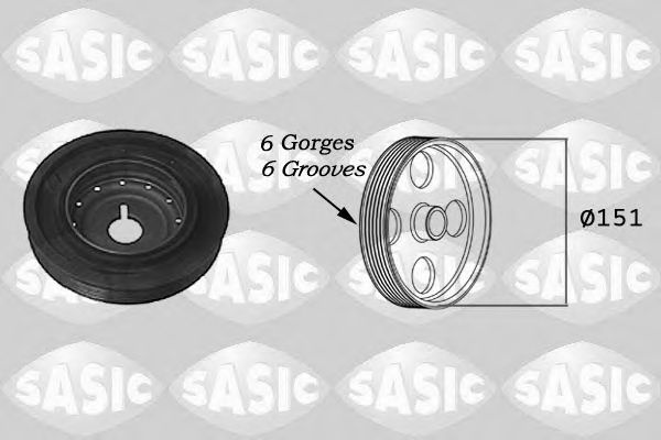 Fulie curea arbore cotit NISSAN MICRA III (K12) (2