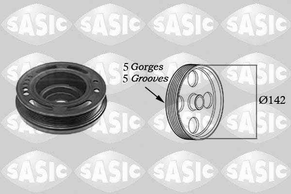 Fulie curea arbore cotit # Opel Meriva 1.6 turbo benzina 180cp/132kw Z 16 LET 2005 2006 2007 2008 2009 2010 # 2156024 # SASIC