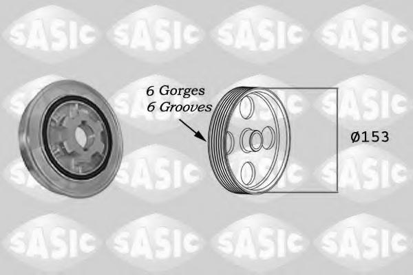 Fulie curea, arbore cotit PEUGEOT 607 limuzina (9D, 9U), PEUGEOT 807 (E), Citroen C8 (EA_, EB_) - SASIC 2150023