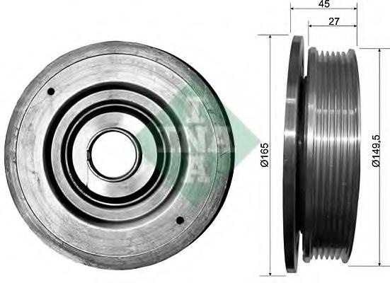 Fulie curea, arbore cotit RENAULT ESPACE Mk III (JE0_), RENAULT MASTER II Van (FD), RENAULT MASTER II platou / sasiu (ED/HD/UD) - INA 544 0094 10