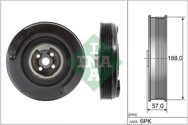 Fulie curea, arbore cotit Schaeffler INA 544000210