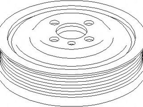 Fulie curea, arbore cotit SEAT AROSA (6H), VW LUPO (6X1, 6E1), AUDI A2 (8Z0) - TOPRAN 111 687