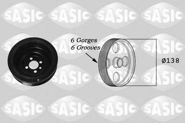 Fulie curea arbore cotit SEAT IBIZA V ST (6J8, 6P8