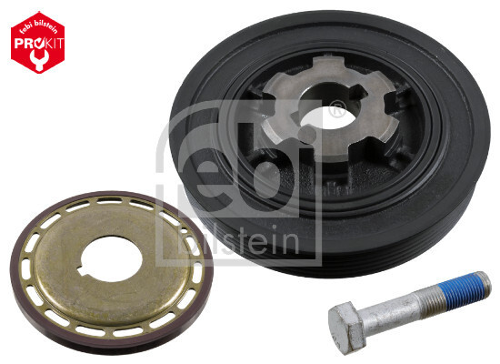 Fulie curea arbore cotit # spre motor CitroEn C-crosser 2.2 citroen [ep] hdi motorina 156cp/115kw 4HN (DW12MTED4) 2007 2008 2009 2010 2011 2012 2013 2014 2015 2016 2017 2018 2019 2020 2021 2022 2023 2024 2025 # 36433 # FEBI BILSTEIN