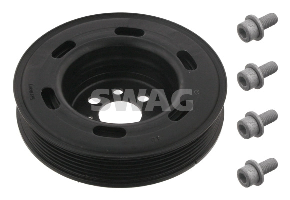Fulie curea, arbore cotit SWAG 30933608 se potriveste la SKODA OCTAVIA II (1Z3) 2004 2005 2006 2007 2008 2009 2010 2011 2012 2013
