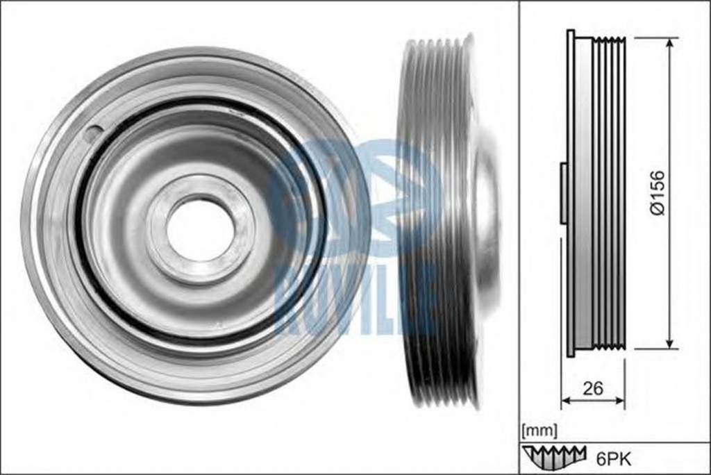 Fulie vibrochen CITROEN C5 II Break RE RUVILLE 515915