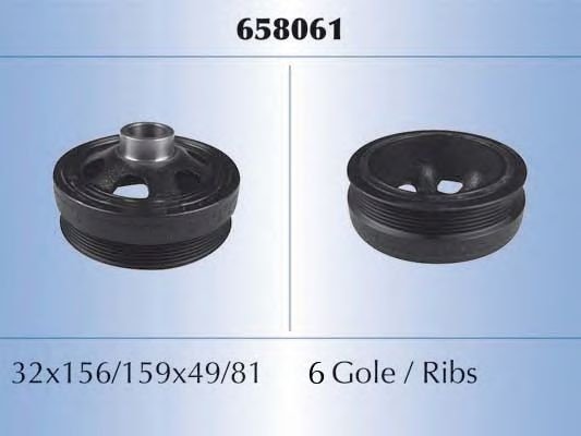 Fulie vibrochen MERCEDES-BENZ C-CLASS cupe CL203 MALN 658061