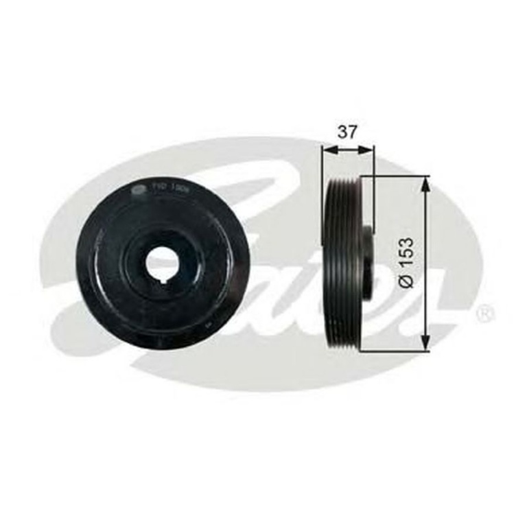 Fulie vibrochen PEUGEOT 807 E GATES TVD1006