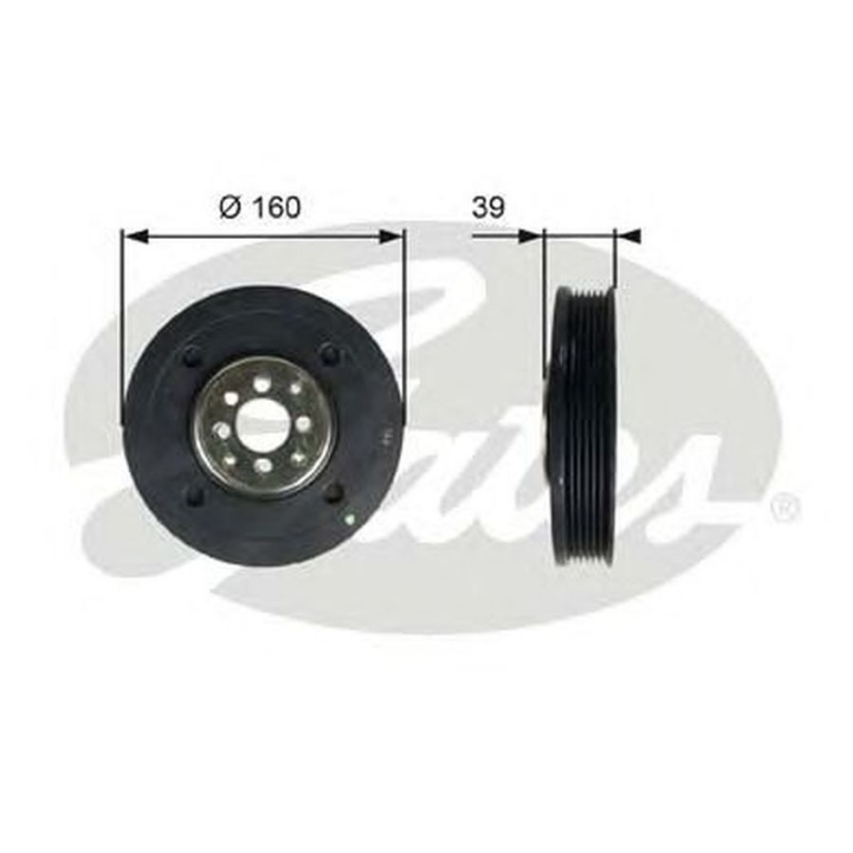 Fulie vibrochen SEAT CORDOBA Vario 6K5 GATES TVD1004