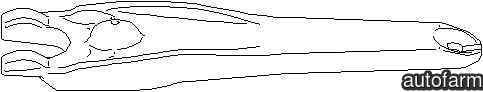 Furca ambreiaj RENAULT CLIO II BB0/1/2 CB0/1/2 TOPRAN 700 677
