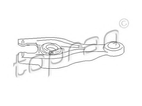 Furca decuplare, ambreiaj CITROEN C4 II (B7) (2009 - 2016) TOPRAN 722 799 piesa NOUA