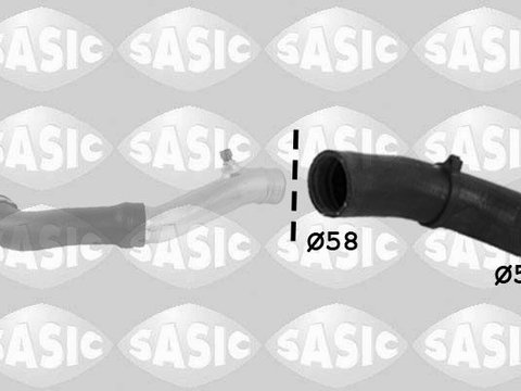 Furtun aer supraalimentare 3356024 SASIC pentru Bmw Seria 3