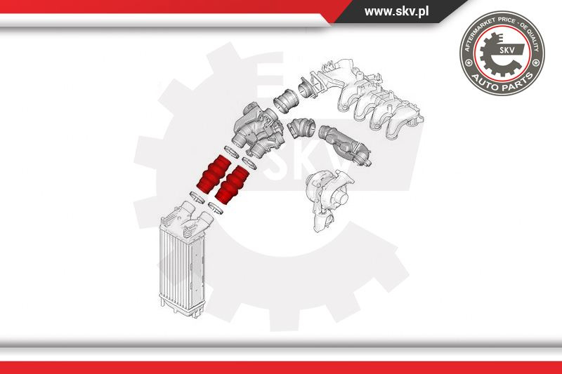 Furtun aer supraalimentare ; CITROEN Berlingo C3 X