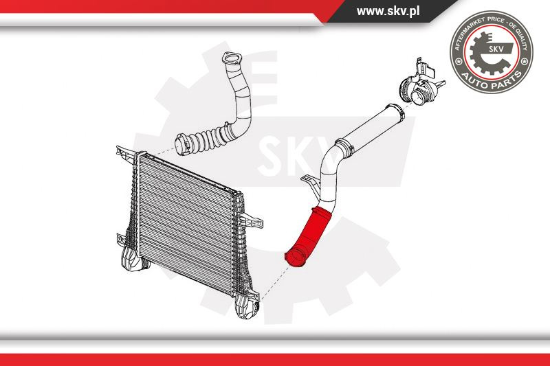 Furtun aer supraalimentare ; OPEL Antara 2.2 CDTI CHEVROLET Captiva 2.2 D ; 95383819