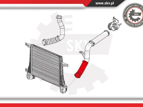 Furtun aer supraalimentare ; OPEL Antara 2.2 CDTI CHEVROLET Captiva 2.2 D ; 95383819