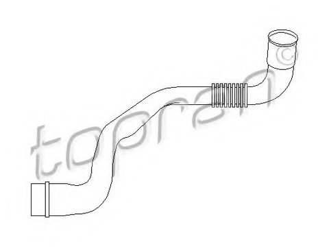 Furtun aerisire chiulasa 110 333 TOPRAN pentru Skoda Octavia Skoda Laura Audi A3 Vw Beetle Vw New Vw Novo Vw Golf Vw Bora Vw Jetta Vw Touran Vw Caddy Vw Rabbit Vw Vento