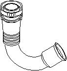 Furtun, aerisire chiulasa VW POLO limuzina (6KV2),