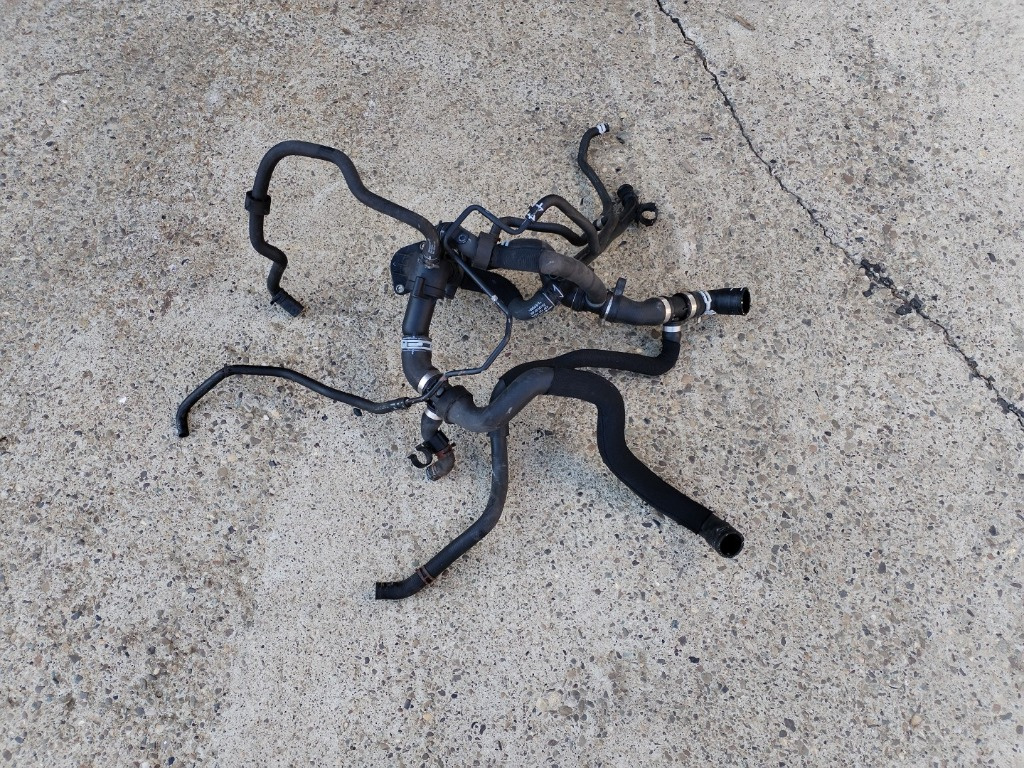 Furtun apa set complet motor Skoda Fabia 2 facelift 1.2 Tdi