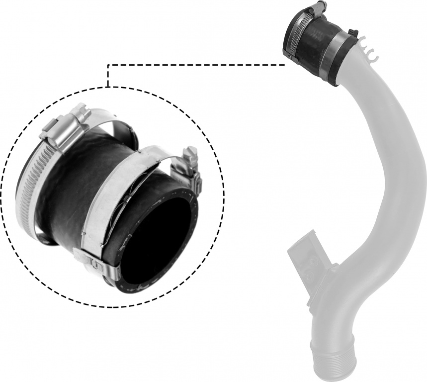 Furtun ear supraalimentare GATES 09-0914 la masina FORD C-MAX II Van AEDA 1499cc 105cp 77kW 2015 2016 2017 2018 2019