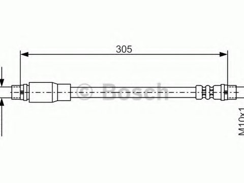 Furtun frana 1 987 476 171 BOSCH pentru Audi A6 Audi A4