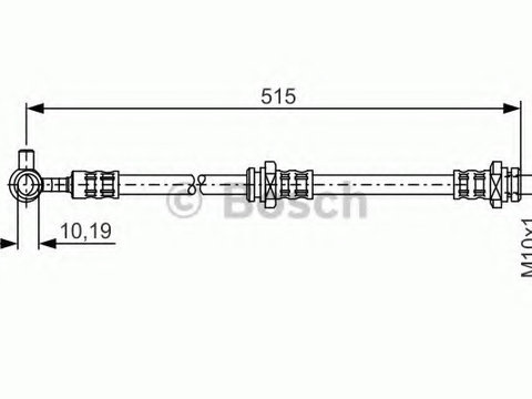 Furtun frana 1 987 476 378 BOSCH pentru Nissan X-trail