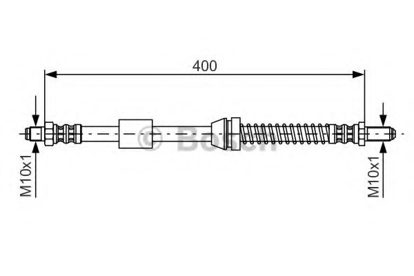 Furtun frana 1 987 476 441 BOSCH pentru Ford Fiesta Ford Courier