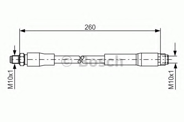 Furtun frana 1 987 476 760 BOSCH pentru Mercedes-benz E-class Mercedes-benz A-class