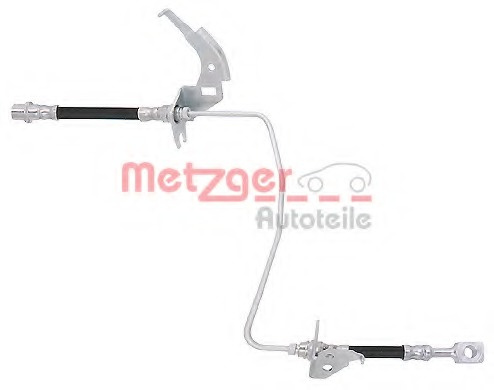 Furtun frana 4119358 METZGER pentru Opel Astra Opel Zafira