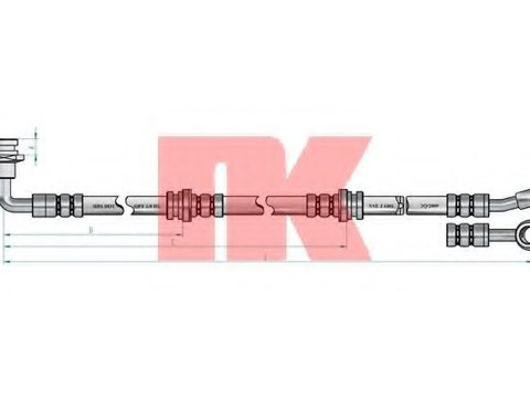 Furtun frana 855219 NK