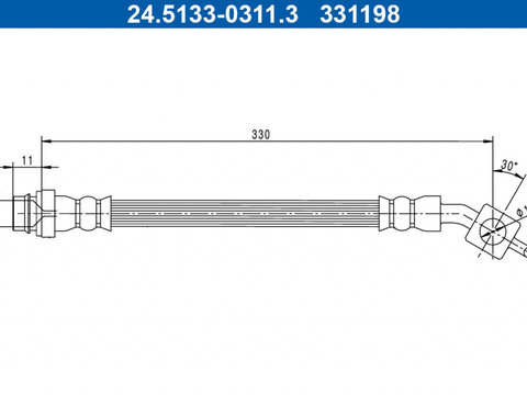 Furtun frana ATE 24.5133-0311.3