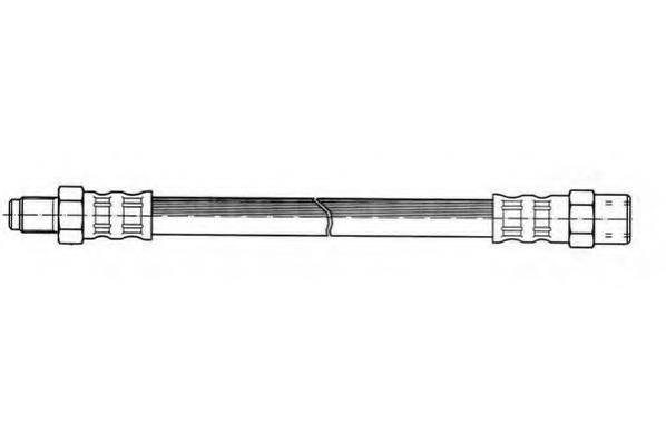 Furtun frana AUDI 90 (8C, B4), AUDI 80 Avant (8C, B4), AUDI 4000 (81, 85, B2) - FERODO FHY2033