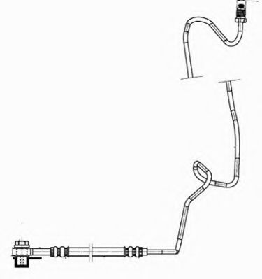 Furtun frana AUDI A3 (8L1) (1996 - 2003) TRW PHD94