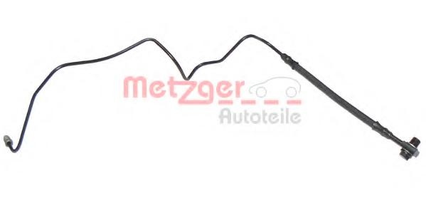 Furtun frana AUDI A3 (8L1), SKODA OCTAVIA (1U2), VW GOLF Mk IV (1J1) - METZGER 4119354