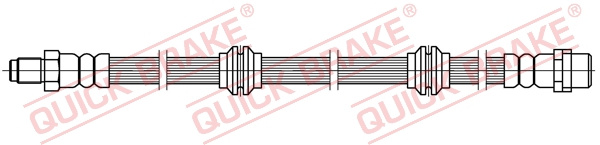 Furtun frana Axa spate stanga (32417 QBK) MERCEDES