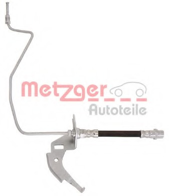 Furtun frana # Axa spate stanga Opel Zafira 1999 2000 2001 2002 2003 2004 2005 # 4119360 # METZGER