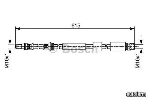 Furtun frana BMW 1 (F21) BOSCH 1 987 481 615