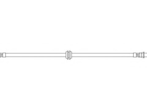 Furtun frana BMW 3 limuzina (E46), BMW 3 cupe (E46), BMW 3 Touring (E46) - TOPRAN 500 756