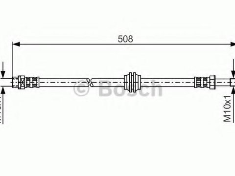 Furtun frana BMW 3 limuzina (E46), BMW 3 Touring (E46) - BOSCH 1 987 481 331